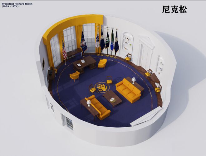 椭圆形办公室”演变史！J9国际集团美国白宫“(图7)