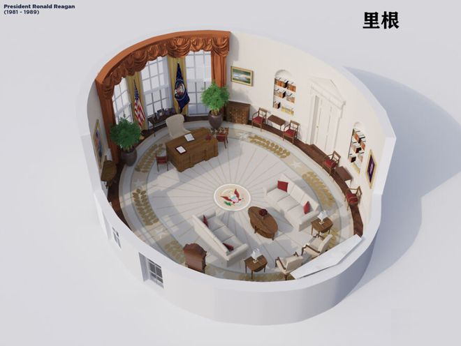 椭圆形办公室”演变史！J9国际集团美国白宫“(图16)