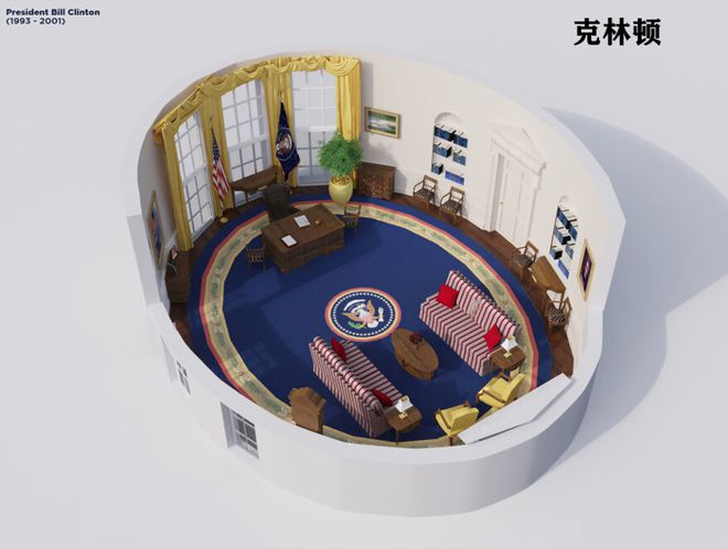 椭圆形办公室”演变史！J9国际集团美国白宫“(图33)