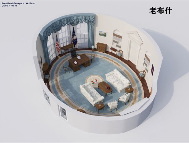 椭圆形办公室”演变史！J9国际集团美国白宫“(图36)